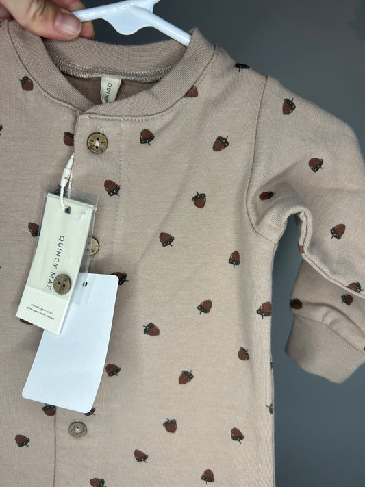 pre-loved :: 3-6M Acorn Romper (NWT)
