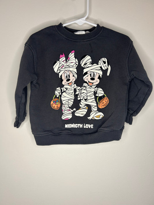 pre-loved :: 18-24M Midnight Love Disney Halloween Crewneck