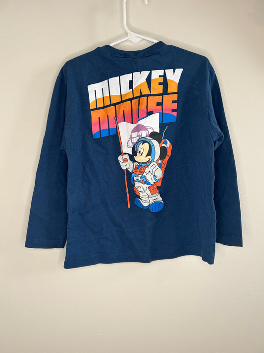 pre-loved :: 4-5T Mickey Space Long Sleeve Top (NWT)