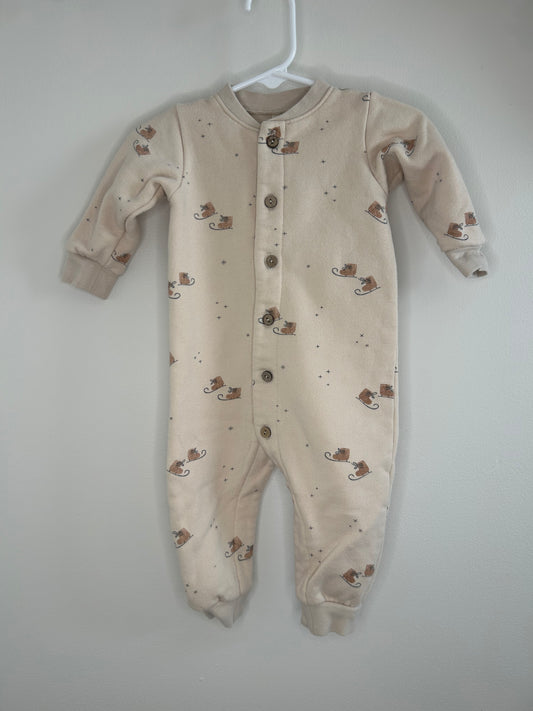 pre-loved :: 3-6M Winter Skates Romper
