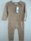 pre-loved :: 18-24M Beige Soft Knit Romper (NWT)