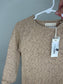 pre-loved :: 18-24M Beige Soft Knit Romper (NWT)