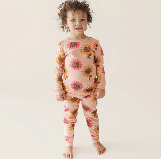 Organics Kids Pajamas - Sunflowers
