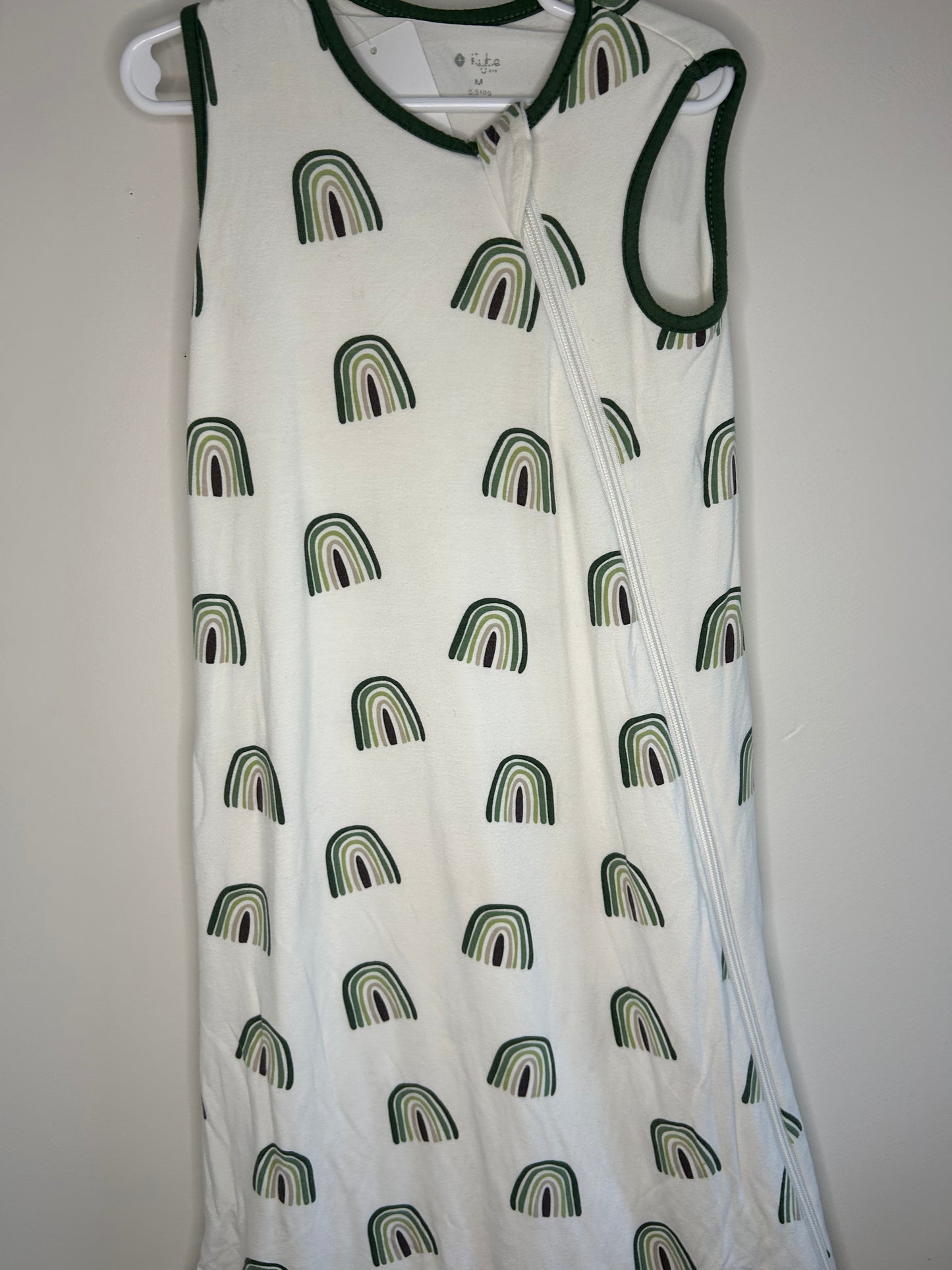 pre-loved :: Medium 0.5TOG Green Rainbow Sleep Sack