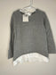 pre-loved :: 5T Grey Knit Tie Back Sweater (NWT)