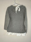 pre-loved :: 5T Grey Knit Tie Back Sweater (NWT)