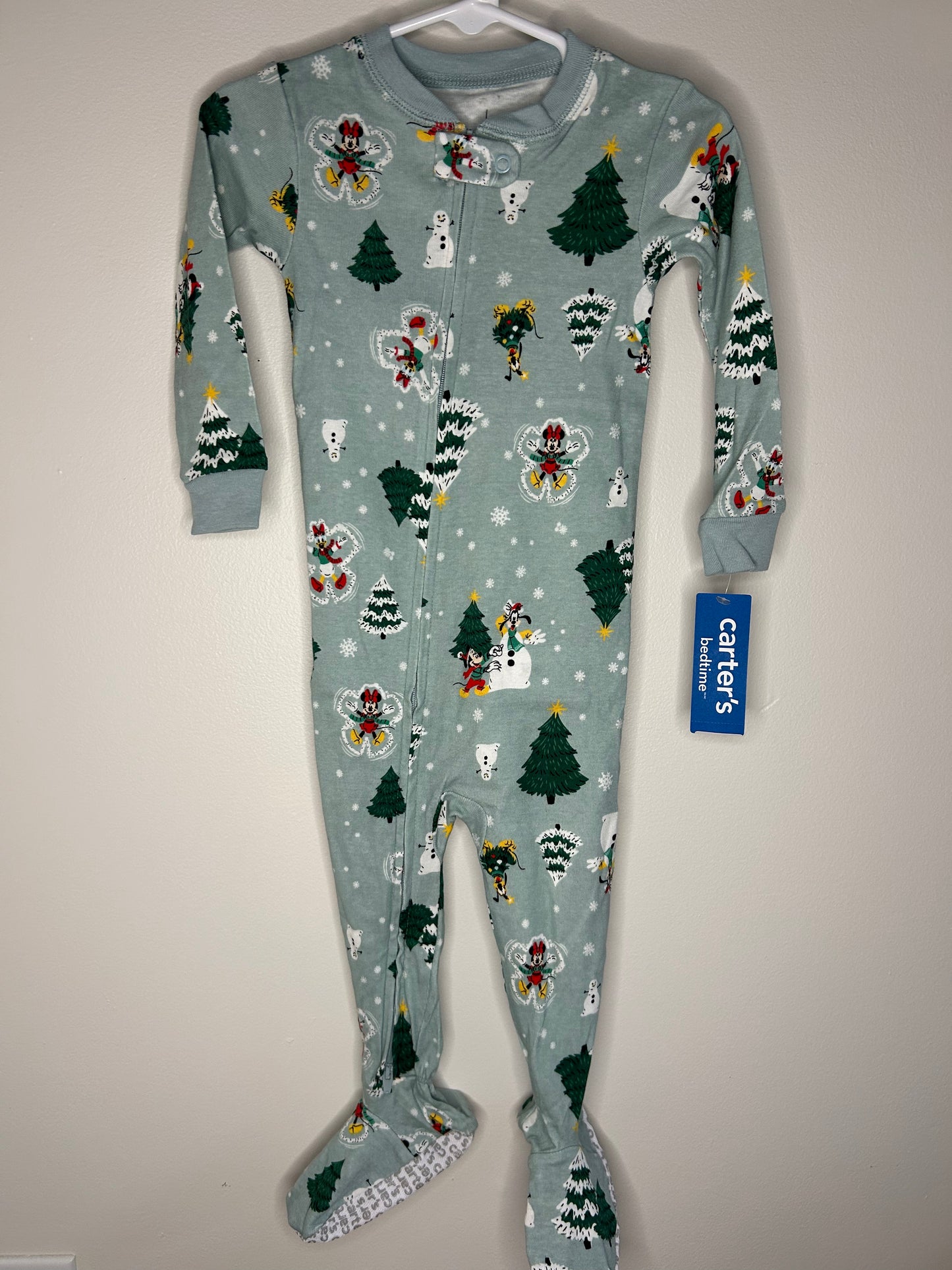 pre-loved :: 18M Disney Holiday Footed Sleeper (NWT)