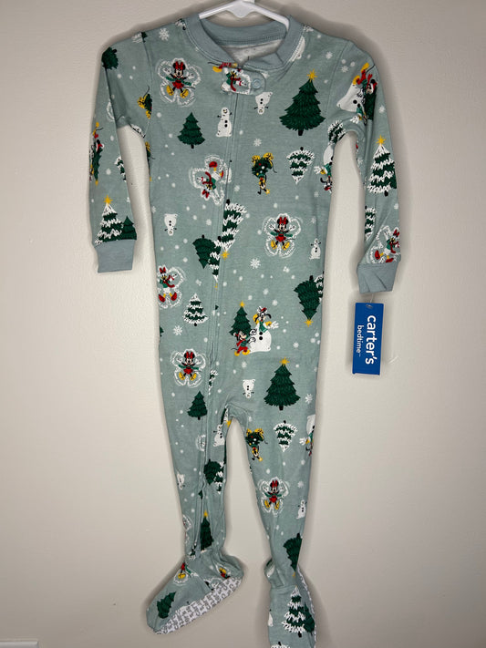 pre-loved :: 18M Disney Holiday Footed Sleeper (NWT)