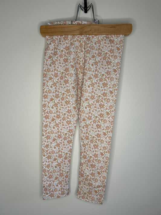 pre-loved :: 3-4T Floral Leggings (like new)