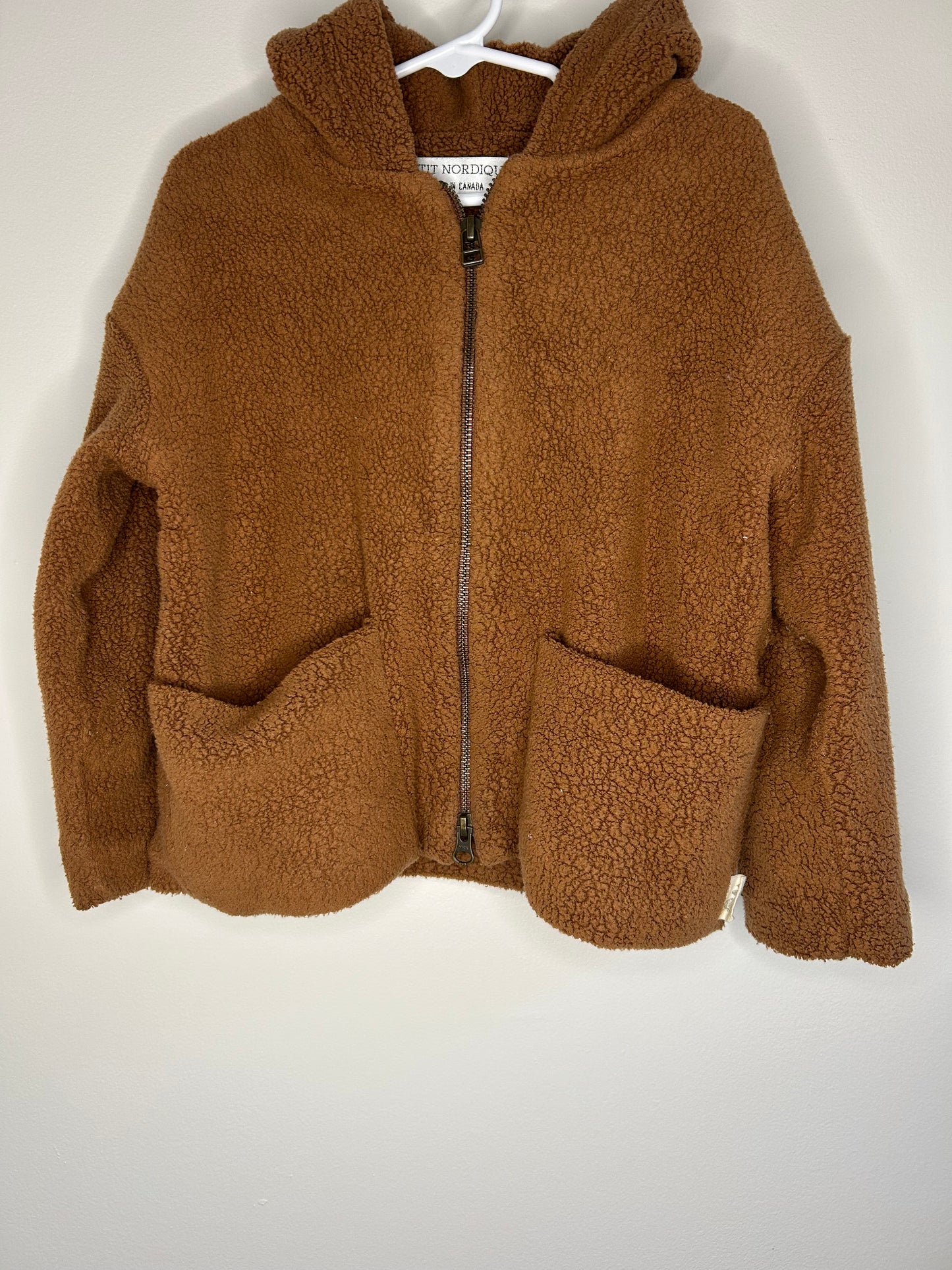 pre-loved :: 3-4T Brown Sherpa Jacket (GUC)