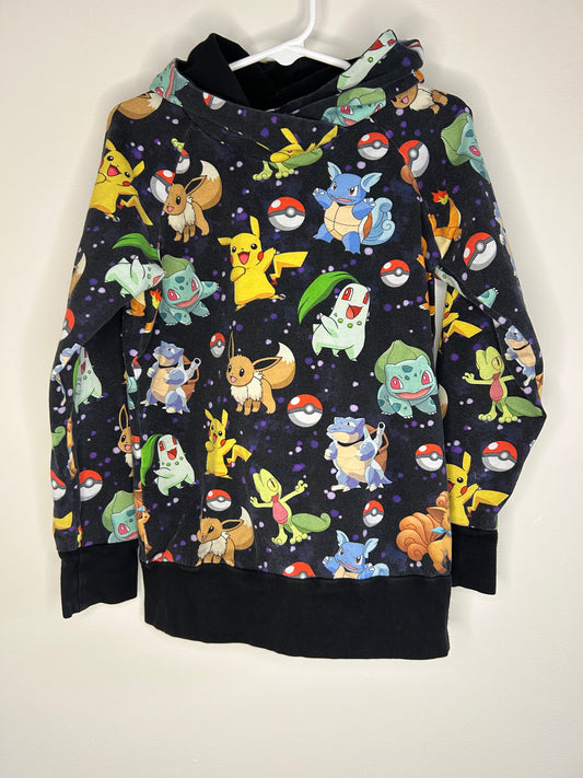 pre-loved :: 5-6T Black Pokemon Hoodie