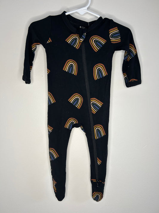 pre-loved :: 3-6M Black Rainbow Bamboo Sleeper