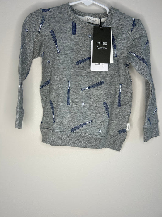 pre-loved :: 24M Baseball Crewneck (NWT)