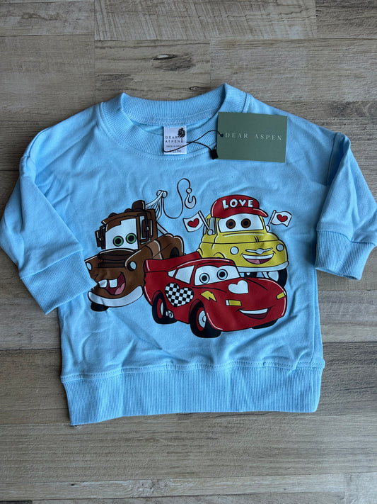 Dear Aspen Rescues - Cars Graphic Crewneck