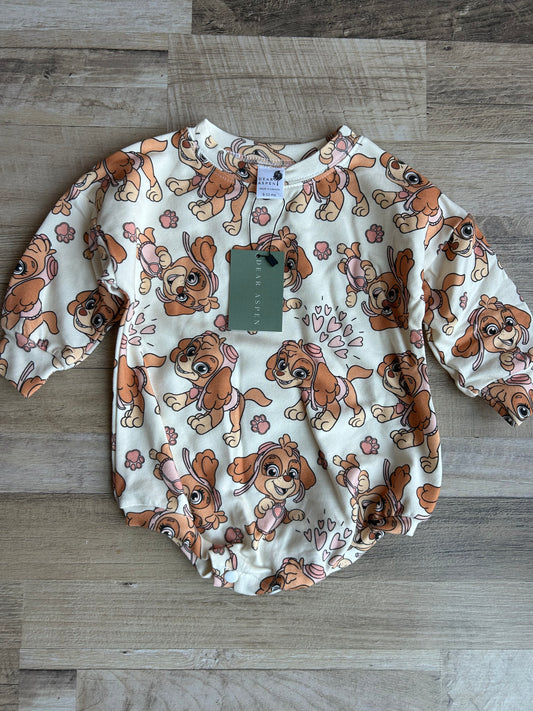 Dear Aspen Rescues - Skye Hearts Bubble Romper