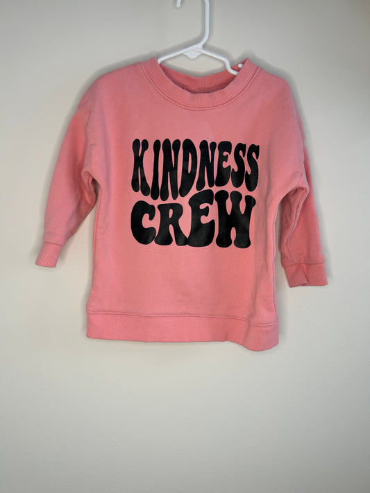 pre-loved :: 4T Kindness Crew Sweater GUC