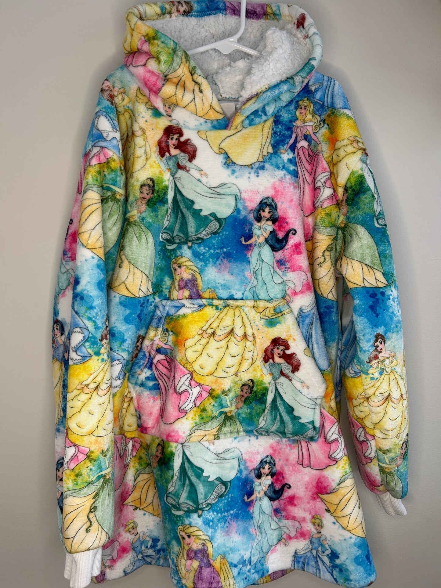 pre-loved :: 4-7Y Sherpa Hooded Princess Blanket