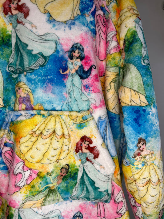 pre-loved :: 4-7Y Sherpa Hooded Princess Blanket