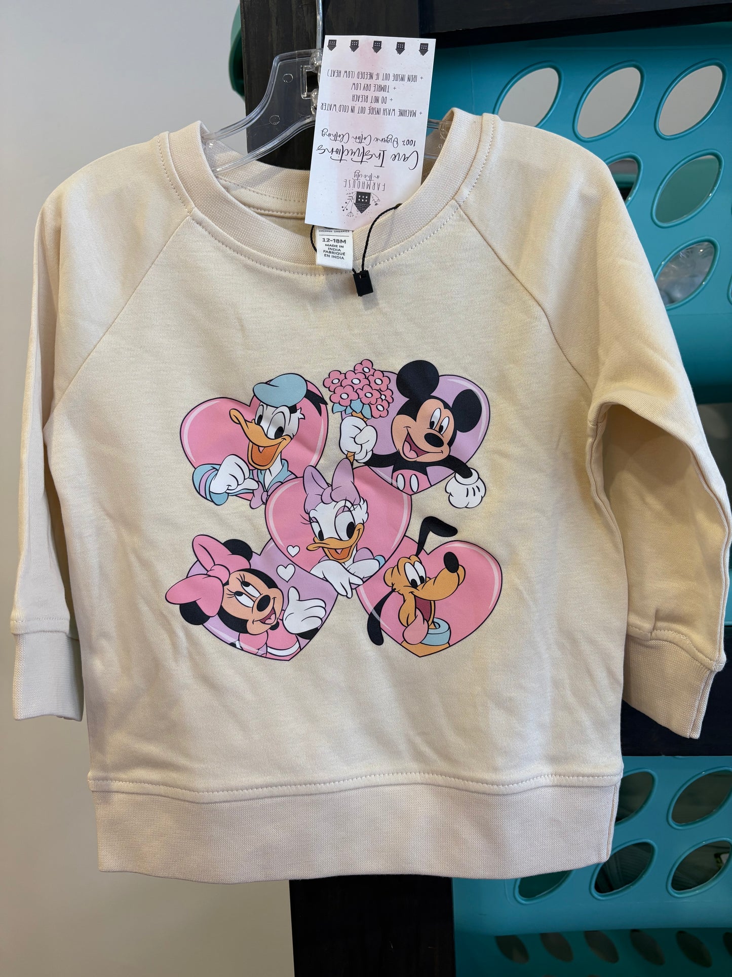 *RESCUE* Minnie & Friends Valentine's Day Crewneck