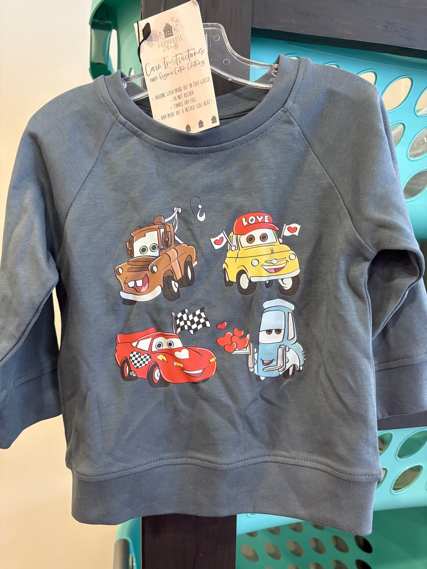 *RESCUE* Cars Valentine's Day Graphic Crewneck