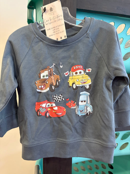 *RESCUE* Cars Valentine's Day Graphic Crewneck
