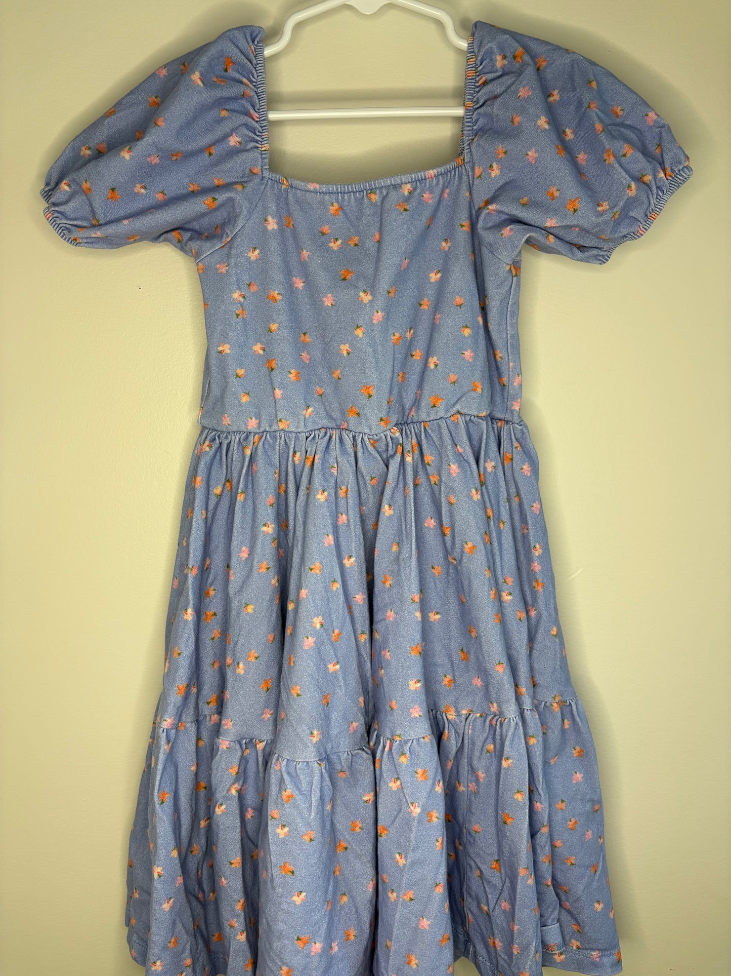 pre-loved :: 7Y Blue Floral Dress