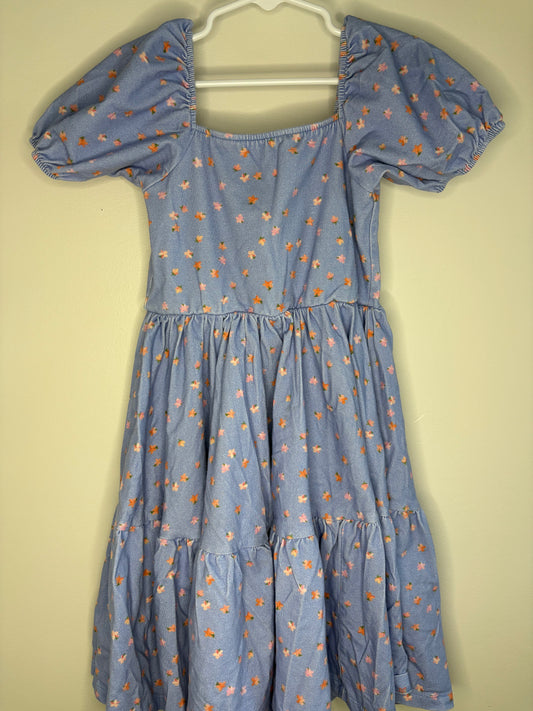 pre-loved :: 7Y Blue Floral Dress