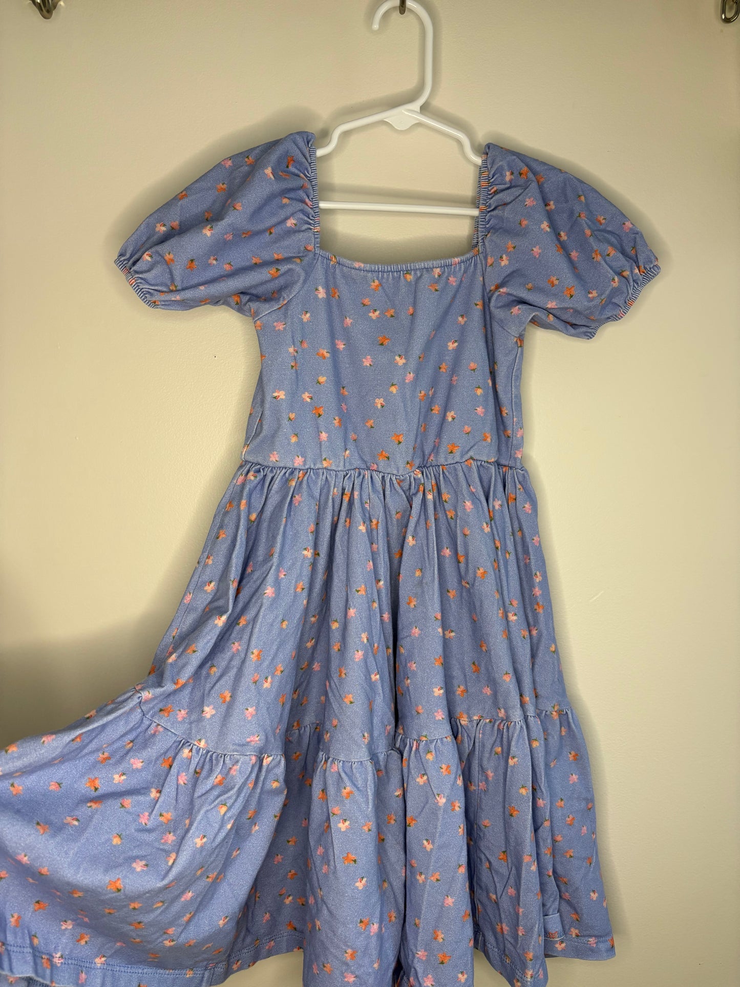 pre-loved :: 7Y Blue Floral Dress