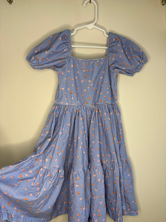 pre-loved :: 7Y Blue Floral Dress