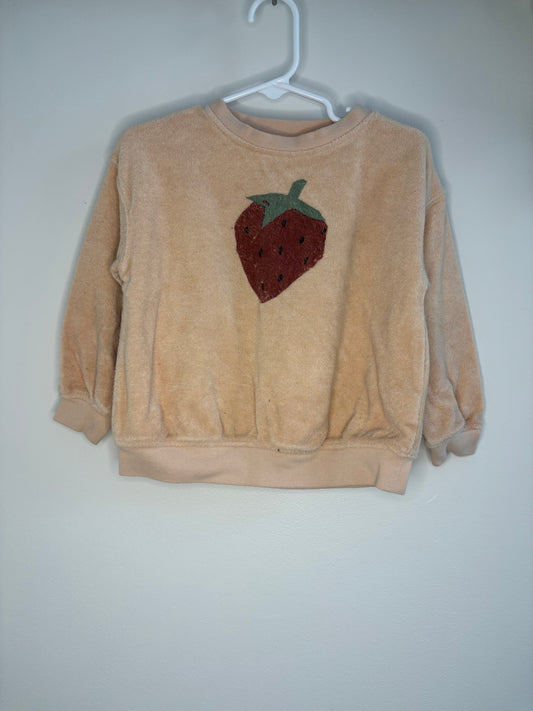 pre-loved :: 18-24M Strawberry Terry Sweater