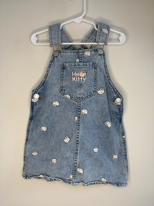 pre-loved :: 3-4T Hello Kitty Denim Dress