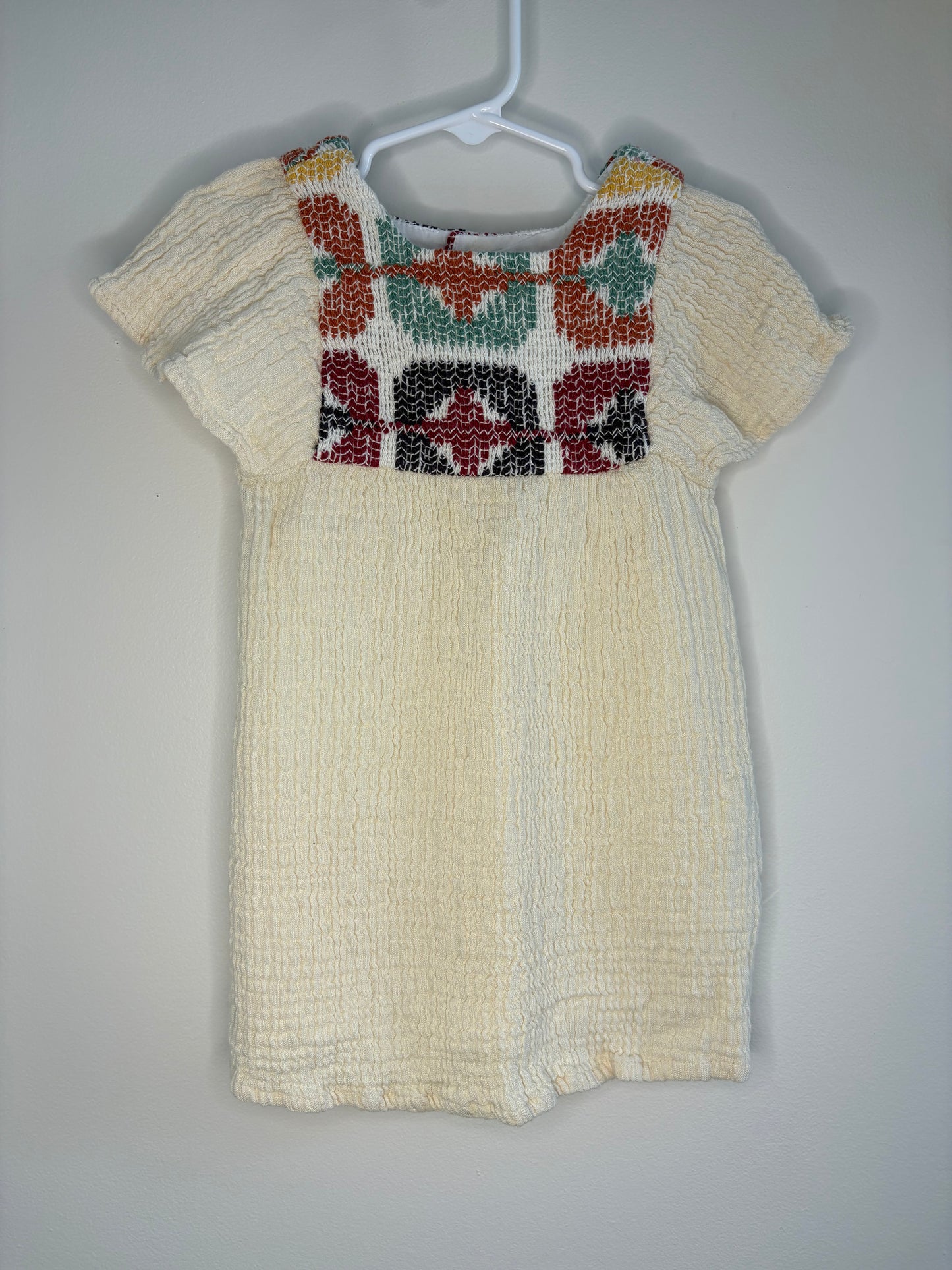 pre-loved :: 18-24M Flutter Sleeve Muslin Dress