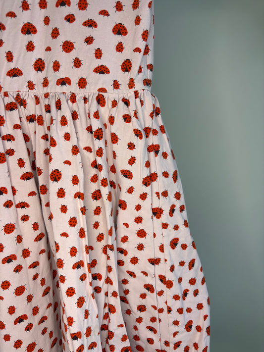 pre-loved :: 7Y Ladybug Dress (flaw)