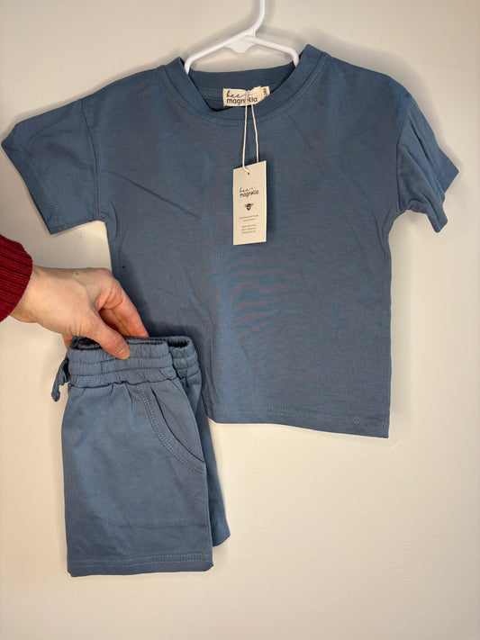 pre-loved :: 18-24M Ice Blue Matching Set (NWT)