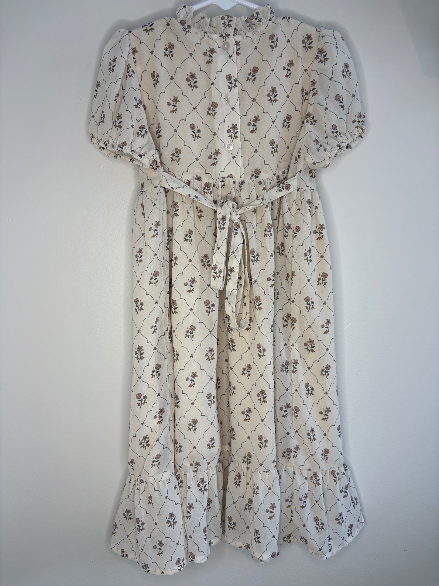 pre-loved :: 4T Ivory Floral Occasion Dress (NWT)