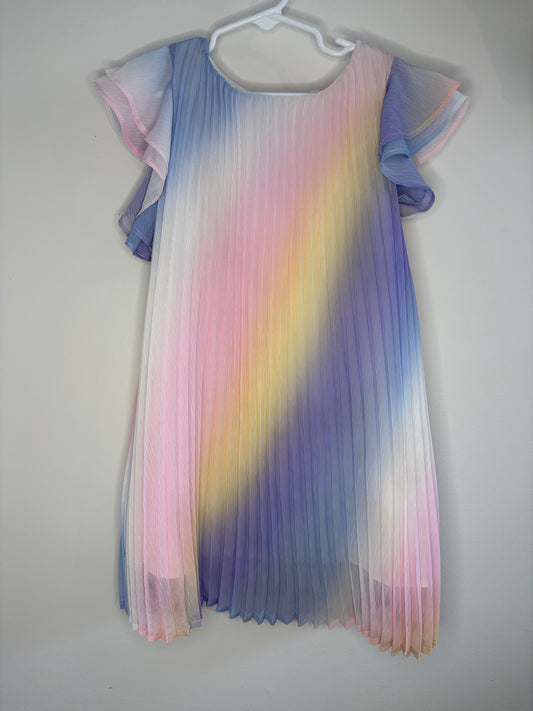 pre-loved :: 5-6T Rainbow Party Dress