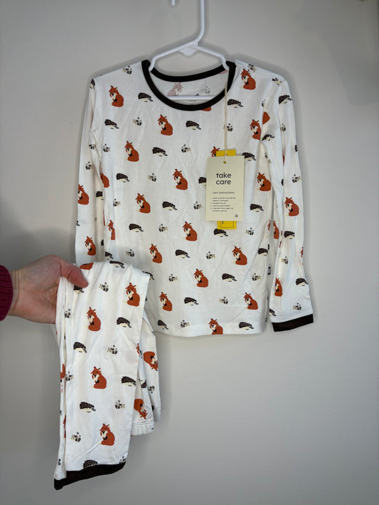 pre-loved :: 5T Fox Hedgehog Bamboo Jammies (NWT)