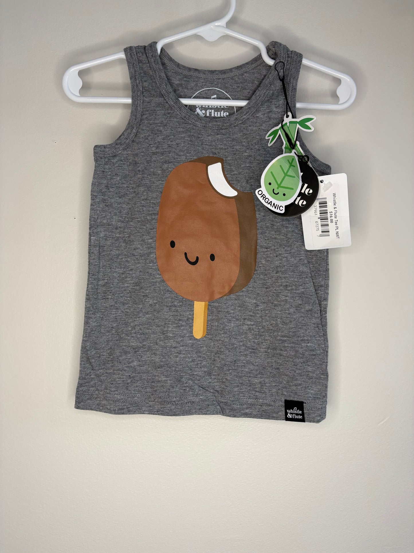 pre-loved :: 1-2T Kawaii Ice Cream Bar Tank (NWT)