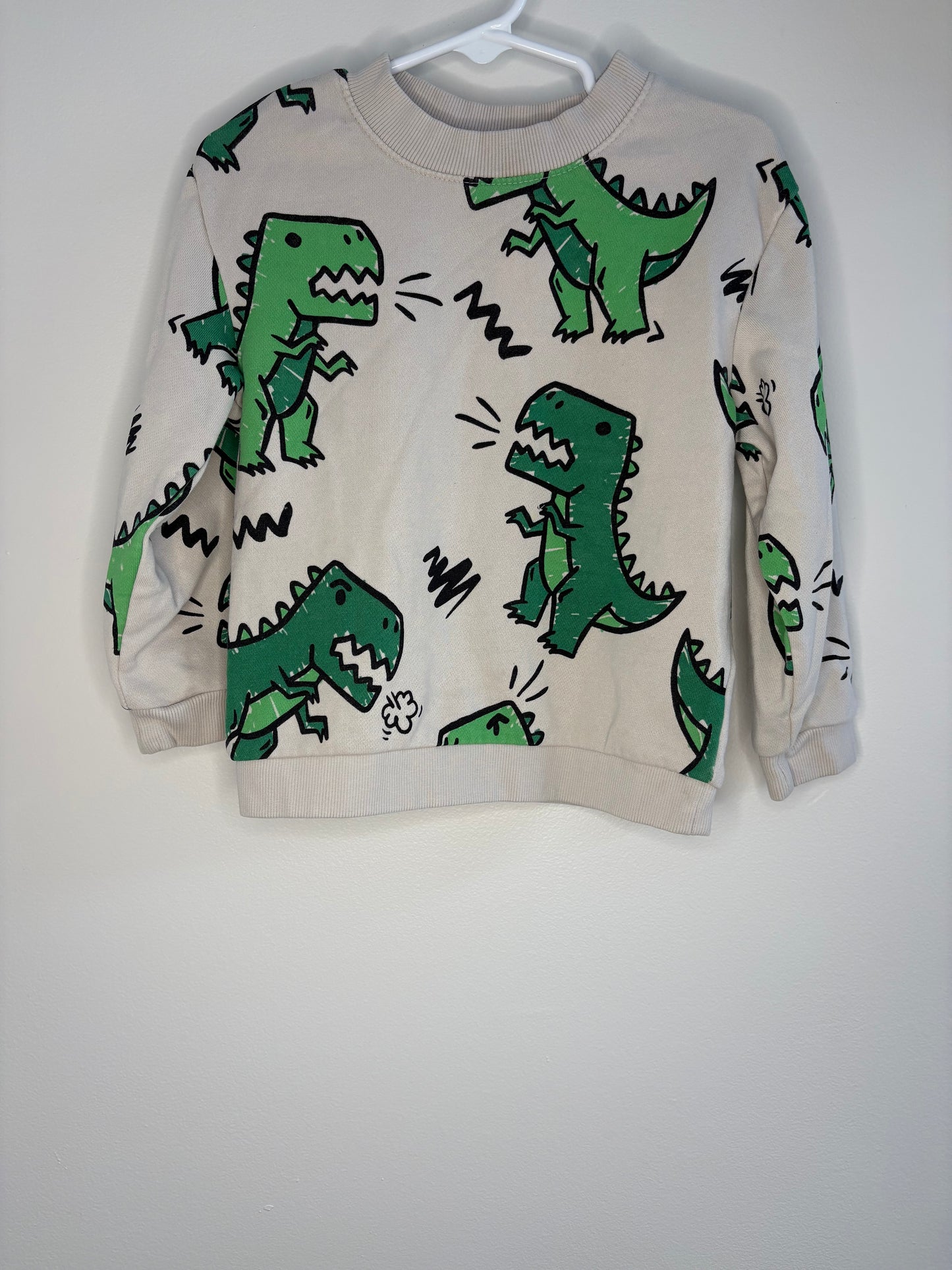 pre-loved :: 2-4T Dinosaur Crewneck
