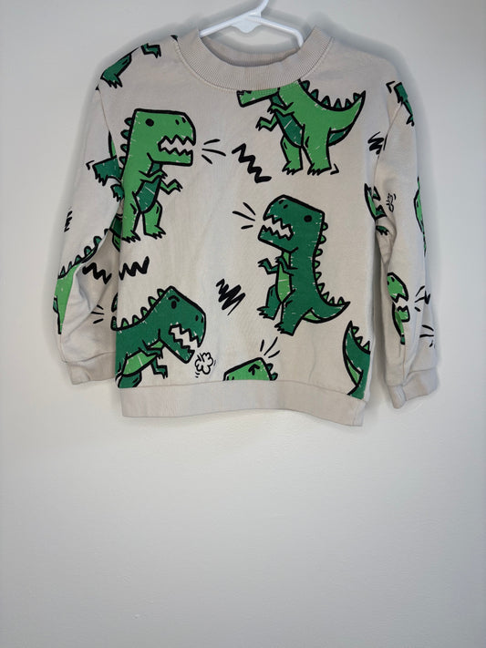 pre-loved :: 2-4T Dinosaur Crewneck