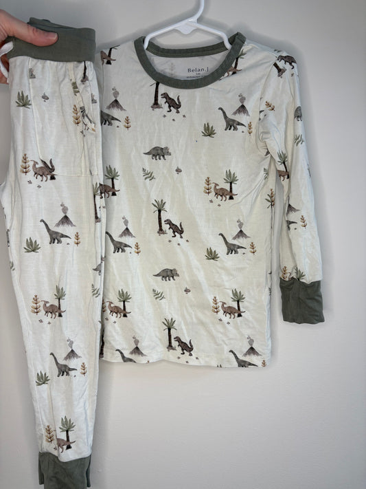 pre-loved :: 5-6T Dinosaur Bamboo Jammies
