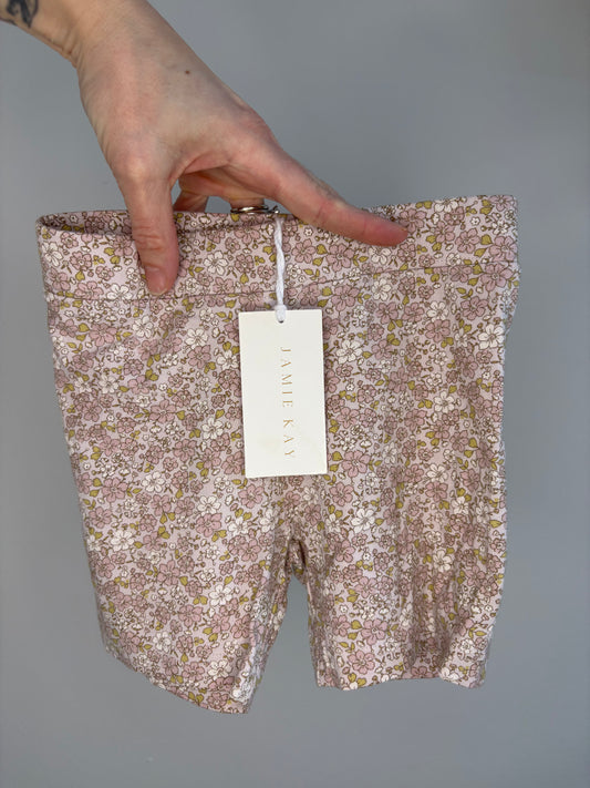 pre-loved :: 4T Purple Floral Shorts (NWT)