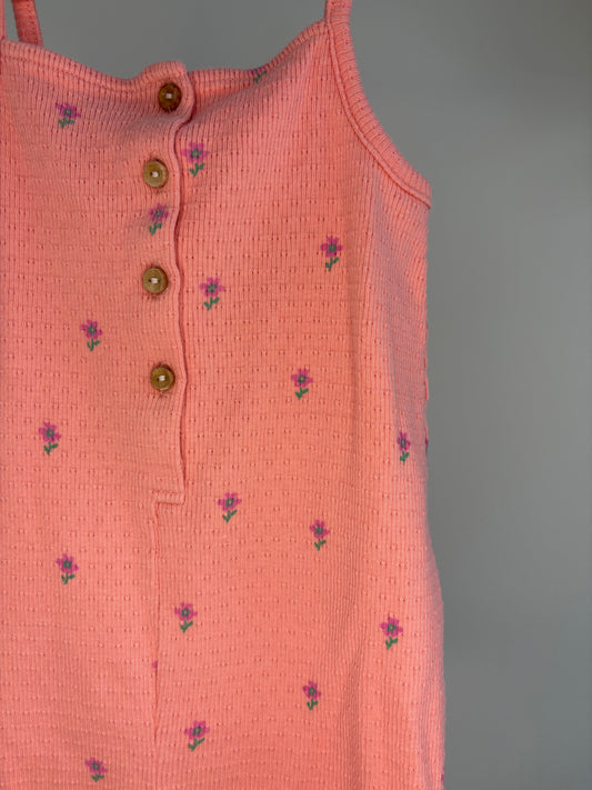 pre-loved :: 2T Pink Floral Romper