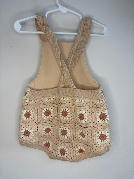 pre-loved :: 12-18M Crochet Knit Romper (NWT)