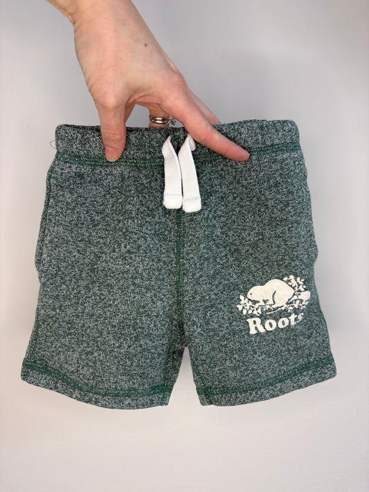 pre-loved :: 2T Green ROOTS Shorts