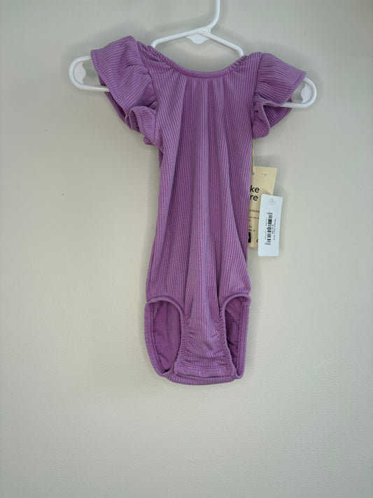 pre-loved :: 12-18M Purple Ribbed Bodysuit (NWT)