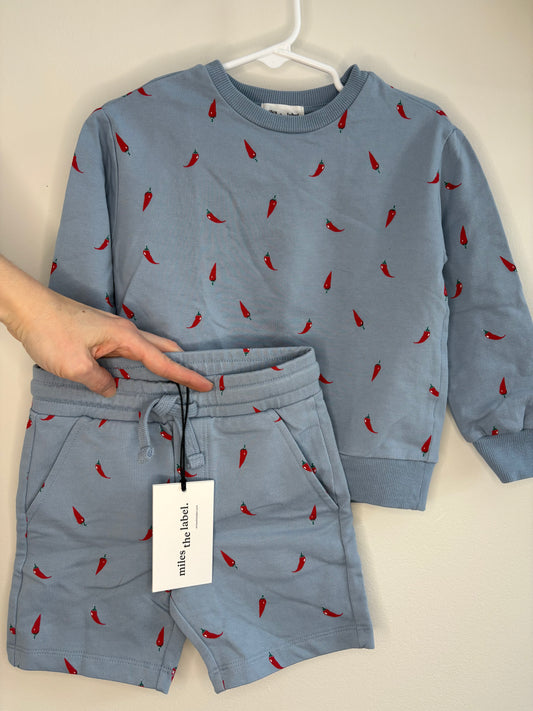 pre-loved :: 2T Chili Pepper Set (NWT)