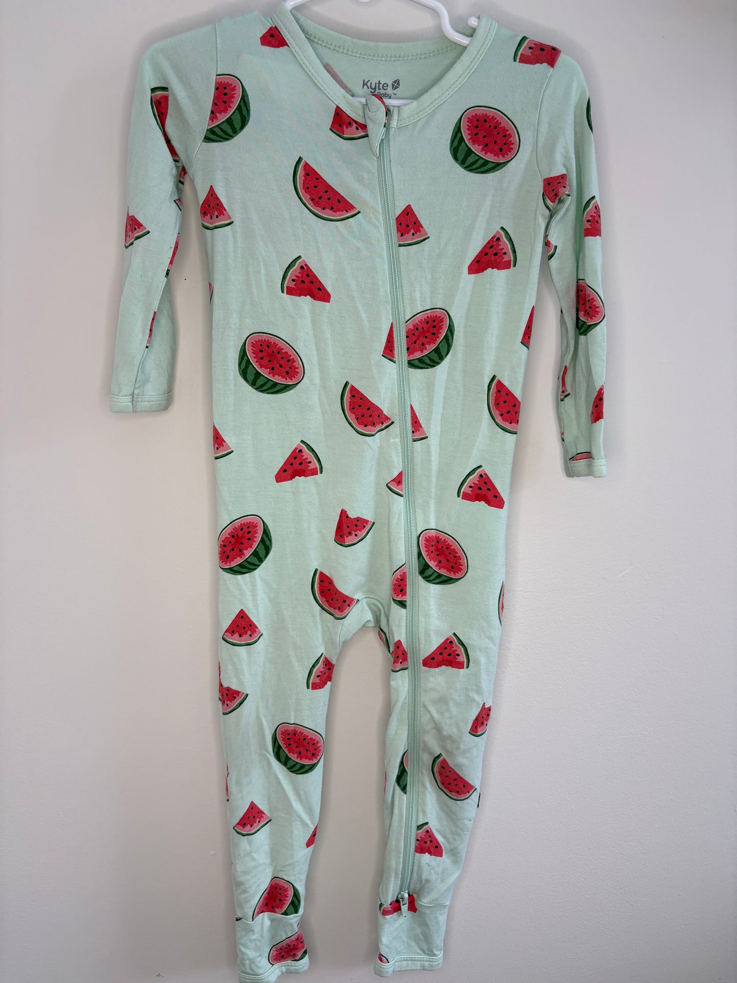 pre-loved :: 2T Watermelon Footless Sleeper (GUC)