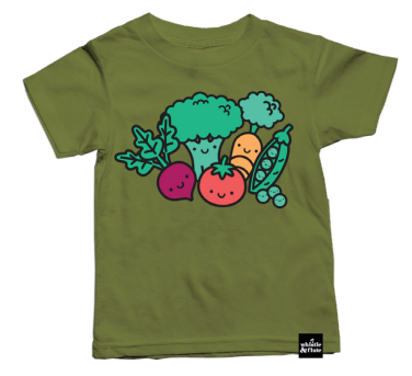 Whistle & Flute - Kawaii Veggies Tee