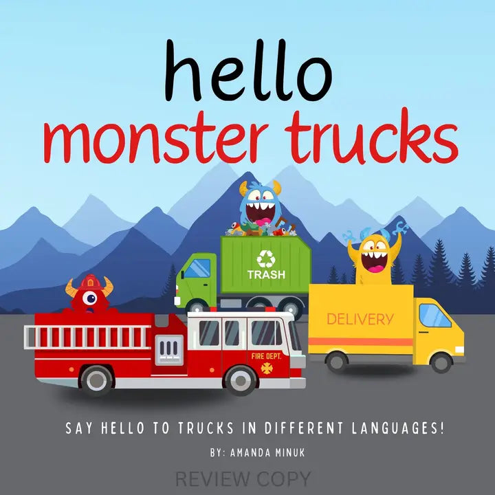Doodle Daw Press - Hello Monster Trucks